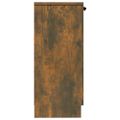 vidaXL Komoda dymový dub 30x30x70 cm spracované drevo