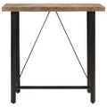 vidaXL Barový stôl 110x55x107 cm masívne recyklované drevo a železo