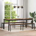 vidaXL lavička Staré drevo 200 x 35 x 45 cm Kompozitné drevo