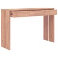 vidaXL Konzolový stolík 110x35x75 cm teakový masív