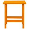 vidaXL Záhradná stolička Adirondack so stolíkom jedľový masív oranžová