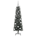 vidaXL Umelý vianočný stromček Zelená 150 cm PVC, plast a oceľ