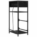 vidaXL Nočný stolík Čierny dub 40 x 27 x 76 cm Kompozitné drevo