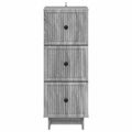 vidaXL Zásuvkový kabinet Sivá sonoma 33 x 34,5 x 90 cm