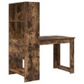 vidaXL Stôl Dymová dub Kompozitné drevo 122 x 67 x 145 cm