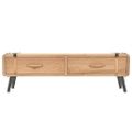 vidaXL TV skrinka z jedľového dreva 110x33x35 cm