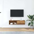 vidaXL TV skrinka Old Wood 100x31x25,5 cm Engineered Wood