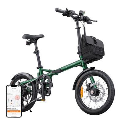 Elektrický bicykel ENGWE ZIP 250 W s 16-palcovými kolesami (zelený)