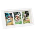 vidaXL 3D fotorámiky 3 ks biele 18x35 cm na 3 obrázky (10x15 cm)
