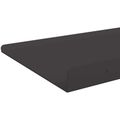 vidaXL Závesná polica 2 ks Čierny 40 x 17,5 x 2,5 cm Oceľ