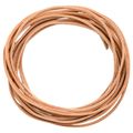 vidaXL Kožený remienok 1 Svetlohnedá 200 x 0,4 cm Koža