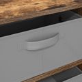 vidaXL Servírovacia skriňa Dymový dub 60 x 33,5 x 84 cm