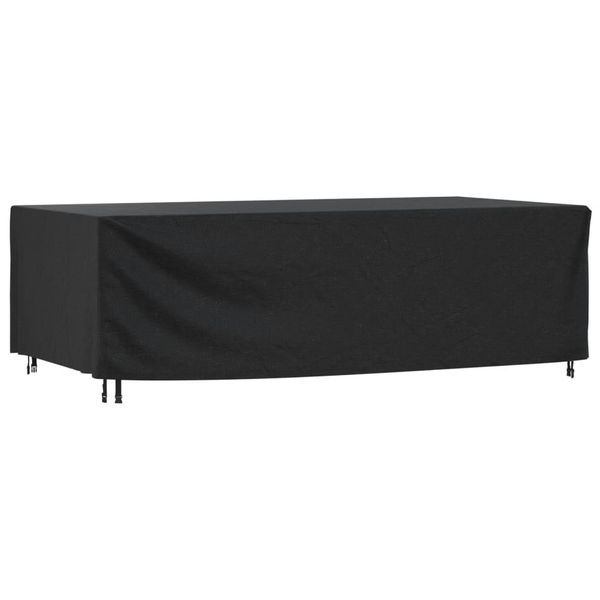 vidaXL Poťah na záhradný nábytok čierny 300x140x90 cm vodotesný 420D
