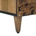 vidaXL Vysoký stolík Hnedá 60 x 33,5 x 100 cm Masívne mango drevo