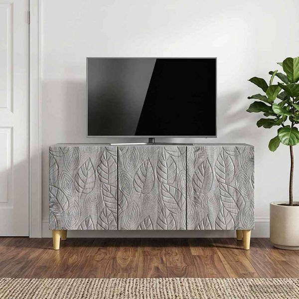 vidaXL TV skrinka 99 x 34,5 x 50 cm Sivý Sonoma Kompozitné drevo