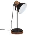 vidaXL Stolová lampa 25 W čierna 17x17x50 cm E27
