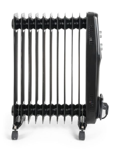 Olejový radiátor G21 Bromo čierny, 11 rebier, 2500 W