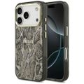 Puzdro Guess Python Pattern MagSafe pre iPhone 17 Pro Max hnedá