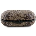 Bluetooth slúchadlá Guess GUTWSP4EGW TWS ENC 4G PU METAL LOGO hnedá