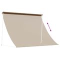 vidaXL Markíza Béžová 150 x 150 cm 180 g / m² polyester s PU povrchom