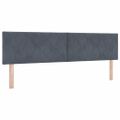 vidaXL Posteľ s pružinovým rámom Tmavo šedá 200 x 180 cm Zamat