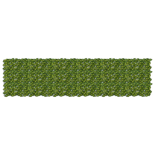 vidaXL Balkónový plôtik s listami Zelená a žltá 300 x 75 cm