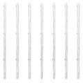 vidaXL Drôtené pletivo+stĺpiky, pozinkovaná oceľ 15x1,25 m, strieborné