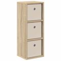 vidaXL Servírovacia skriňa so zásuvkou Sonoma dub 25,5 x 22 x 69,5 cm