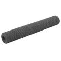 vidaXL Drôtené pletivo pre sliepky oceľ potiahnutá PVC 25x1 m sivé