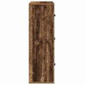 vidaXL Knižnica staré drevo 60x24x76,5 cm kompozitné drevo