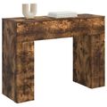vidaXL Konferenčný stolík Dymový dub 102 x 35 x 75 cm Kompozitné drevo