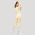 Dámsky športový top LUMA Butter Yellow - GymBeam, veľkosť XS