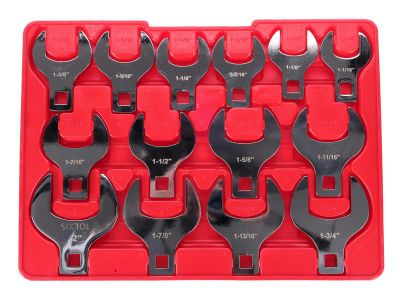 Sada vymeniteľných stranových kľúčov MECHANIC WRENCH SET 5, 1/2", 14 ks SIXTOL