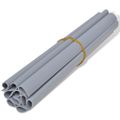 vidaXL Záhradná tieniaca sieť, PVC 70x0,19 m, svetlosivá