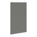 vidaXL plisovaná roleta antracit 120x200 cm Šírka látky 119,4 cm