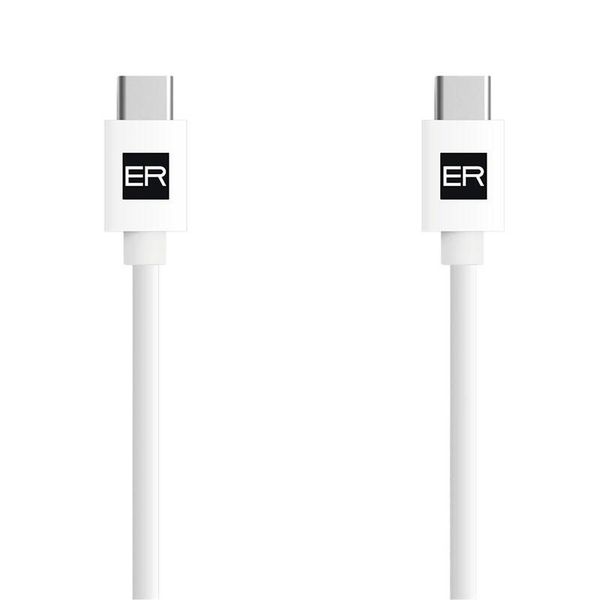 ER POWER kábel USB-C/C 3A 60W 120cm biely