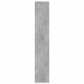 vidaXL Deliaca stena betónová sivá 100x33x187,5 cm kompozitné drevo