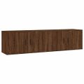 vidaXL Nástenné TV skrinky 2 ks hnedý dub sonoma 80x34,5x40 cm