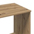 vidaXL Stôl dub artisan 100x50x75 cm kompozitné drevo