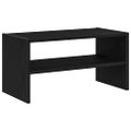 vidaXL Regál na topánky stohovateľné čierny dub 60x30x30,5 cm
