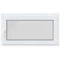 vidaXL Otočné a sklopné okno do suterénu RISOR 110 x 60 cm PVC a sklo