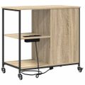 vidaXL Kabinet s nabíjacou stanicou 76 x 41 x 72 cm Kompozitné drevo