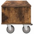 vidaXL TV stolík 68,5 x 35 x 35 cm Dymová dub Kompozitné drevo