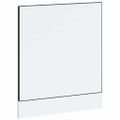 vidaXL Panel umývačky riadu Porto čierna 60x1,5x57 cm kompozitné drevo