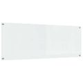 vidaXL Kuchynský obklad Priehľadná 110 x 40 cm tvrdené sklo