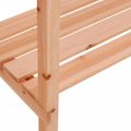 vidaXL Stôl na rastliny s policou hnedý 78x38x82,5 cm jedľový masív