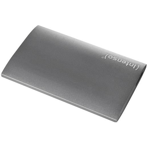 INTENSO PREMIUM, Externý SSD disk, 256GB, striebor