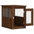 vidaXL Nábytková prepravka pre psa hnedý dub 45x62x59 cm kompoz. drevo