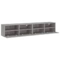 vidaXL TV nástenné skrinky 2ks sivé sonoma 80x30x30cm kompozitné drevo