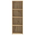 vidaXL Highboard Dub artisan 40 x 41 x 124 cm Kompozitné drevo